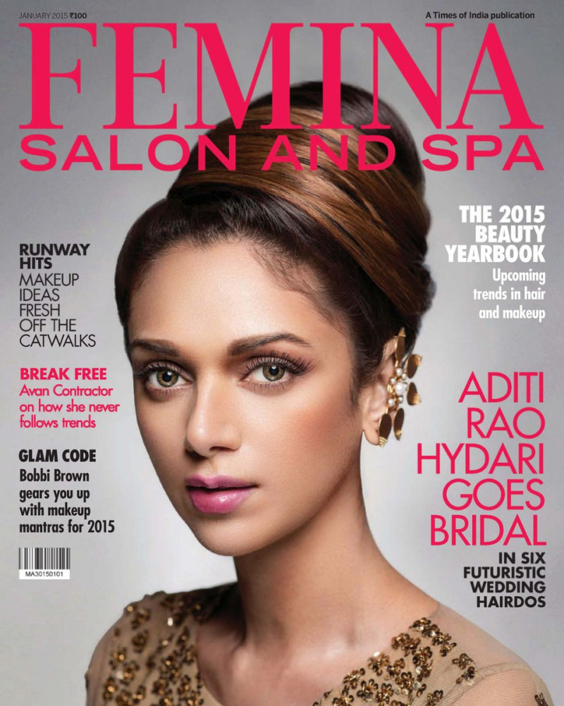  featured on the Femina Salon and Spa cover from January 2015