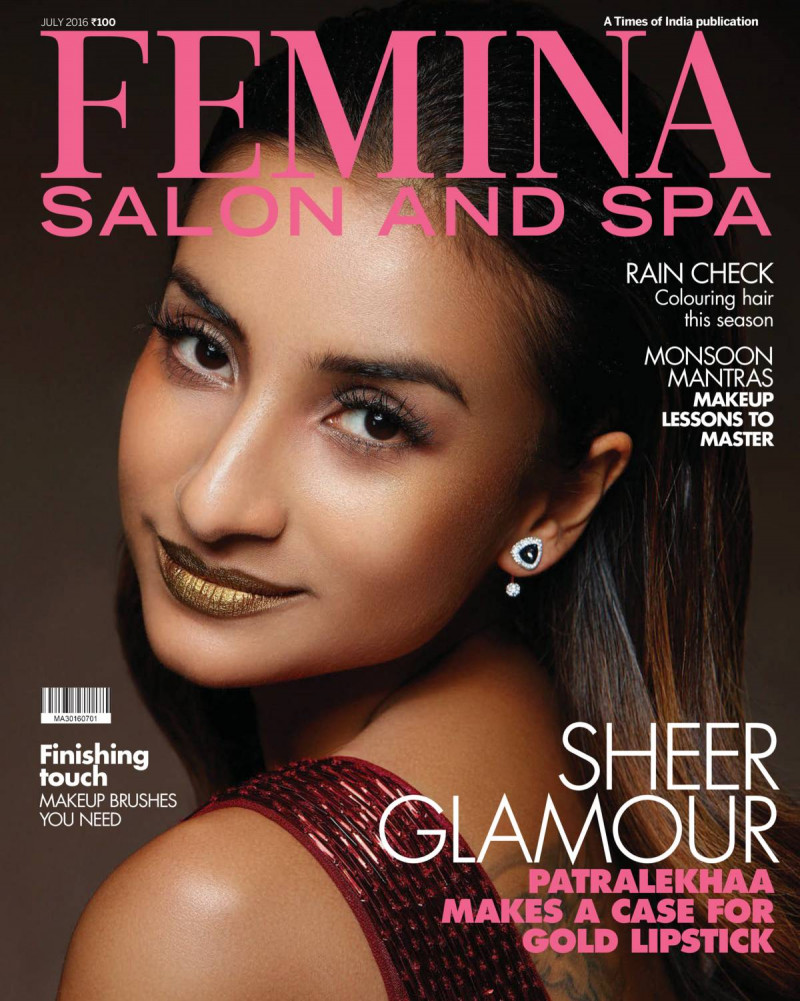  featured on the Femina Salon and Spa cover from July 2016