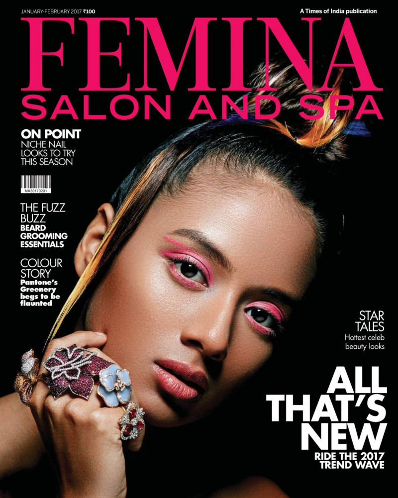  featured on the Femina Salon and Spa cover from January 2017