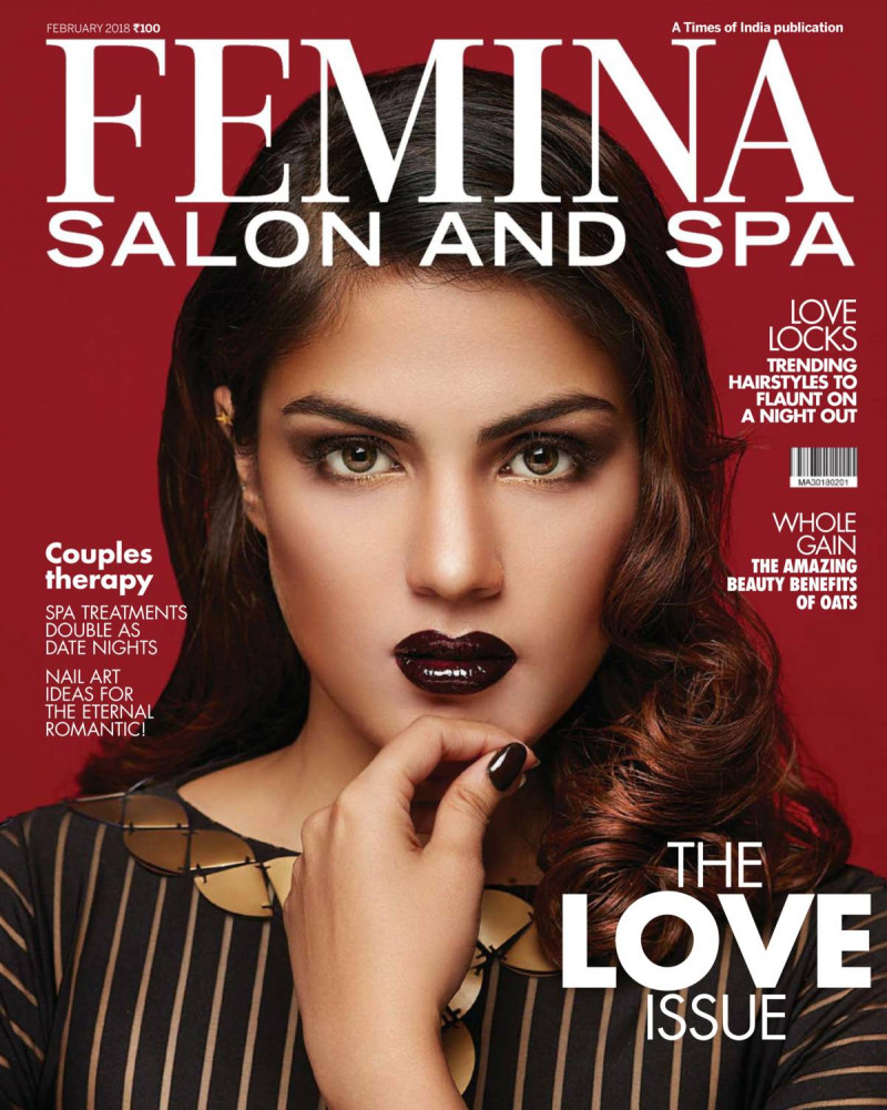  featured on the Femina Salon and Spa cover from February 2018