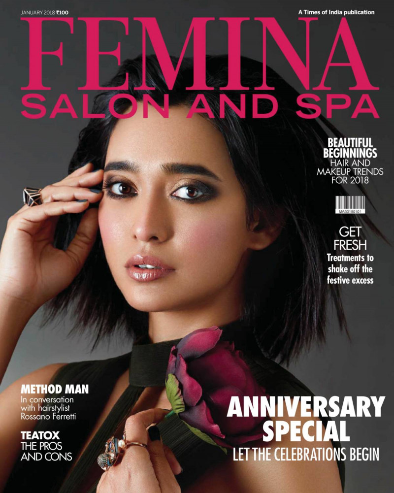  featured on the Femina Salon and Spa cover from January 2018