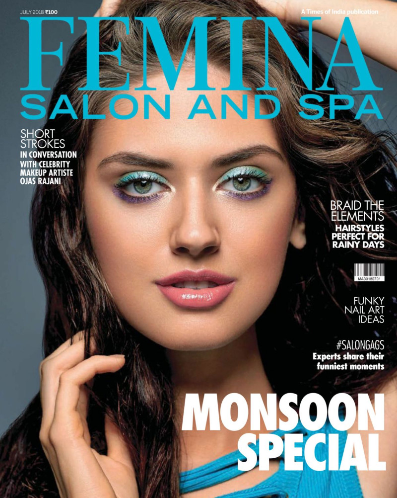  featured on the Femina Salon and Spa cover from July 2018