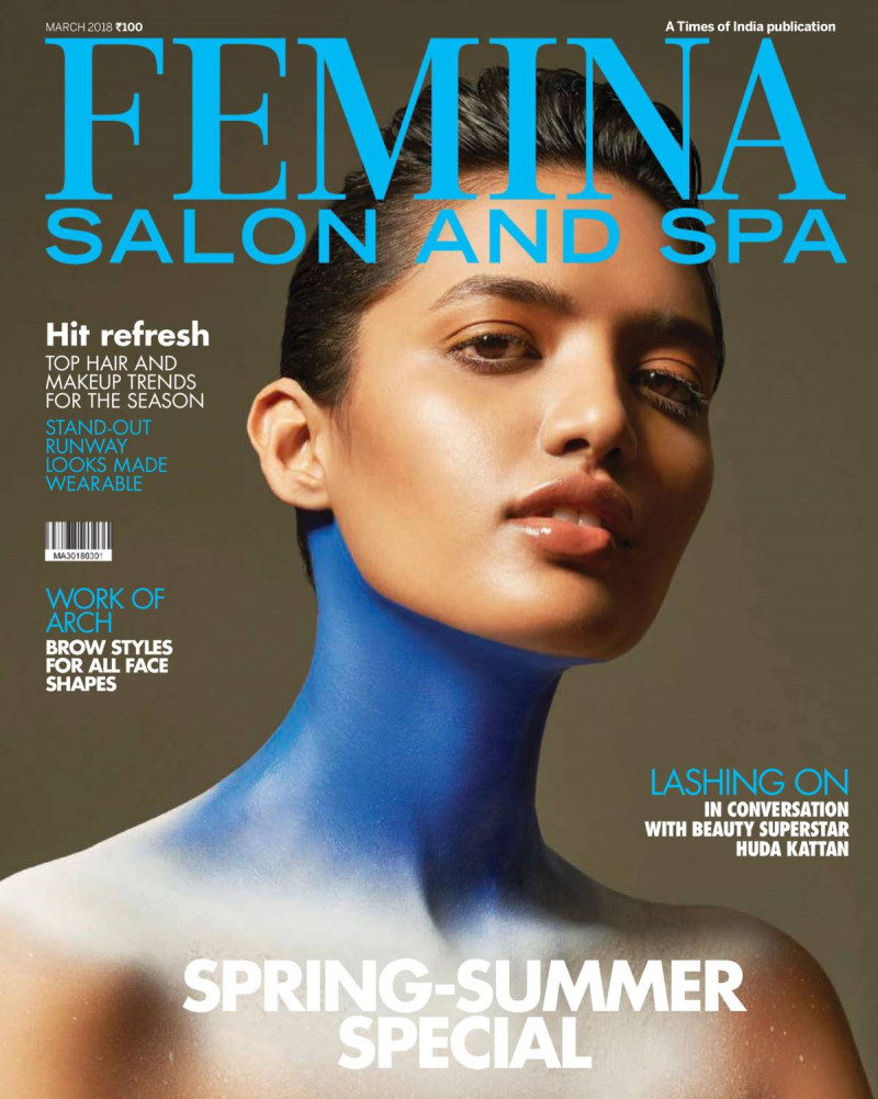  featured on the Femina Salon and Spa cover from March 2018