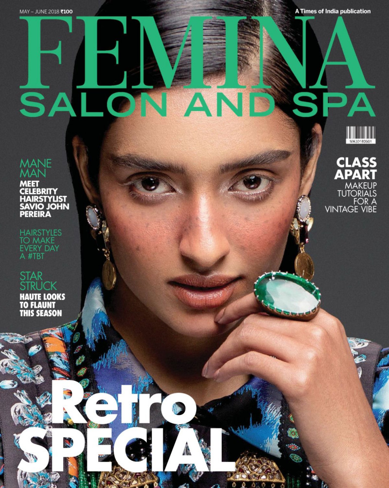  featured on the Femina Salon and Spa cover from May 2018