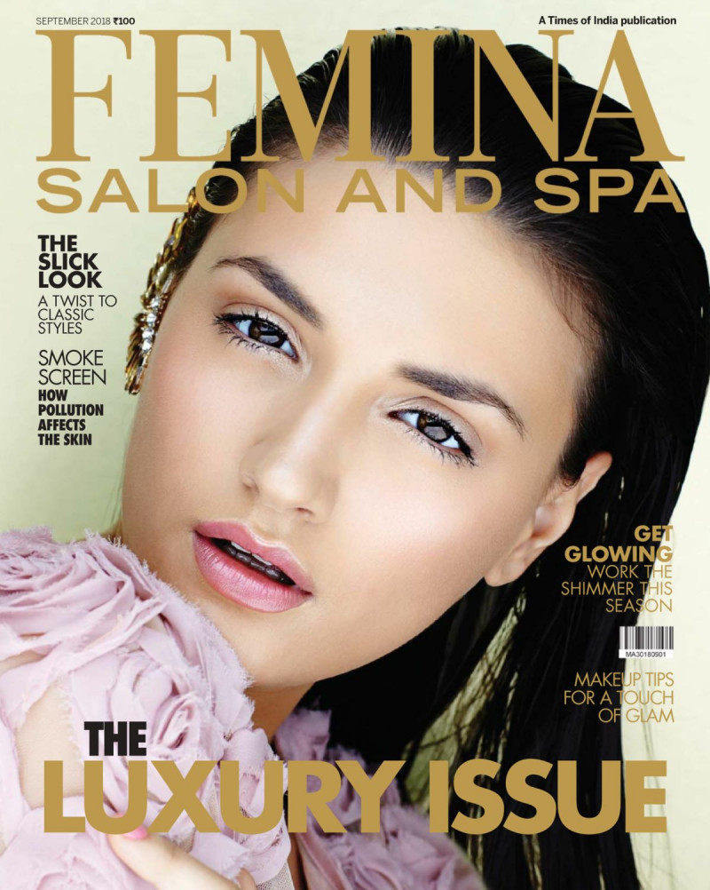  featured on the Femina Salon and Spa cover from September 2018