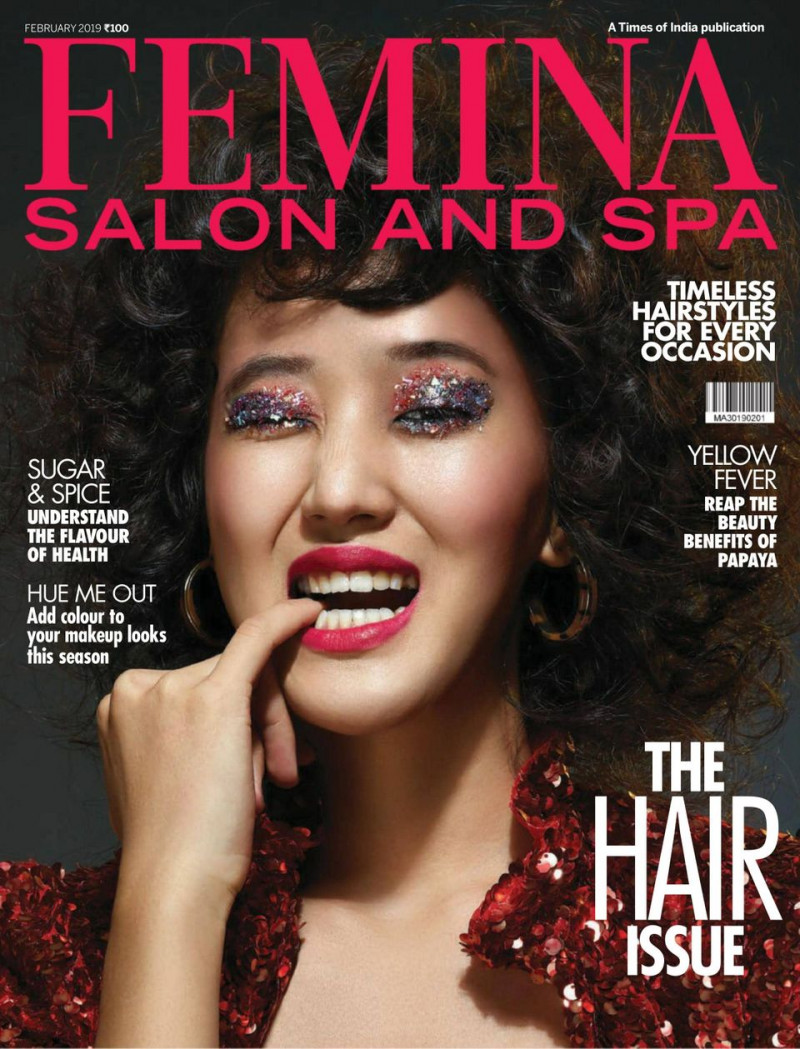  featured on the Femina Salon and Spa cover from February 2019