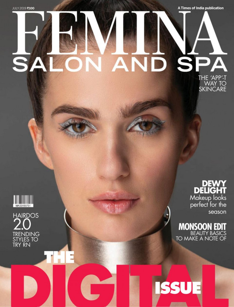  featured on the Femina Salon and Spa cover from July 2019