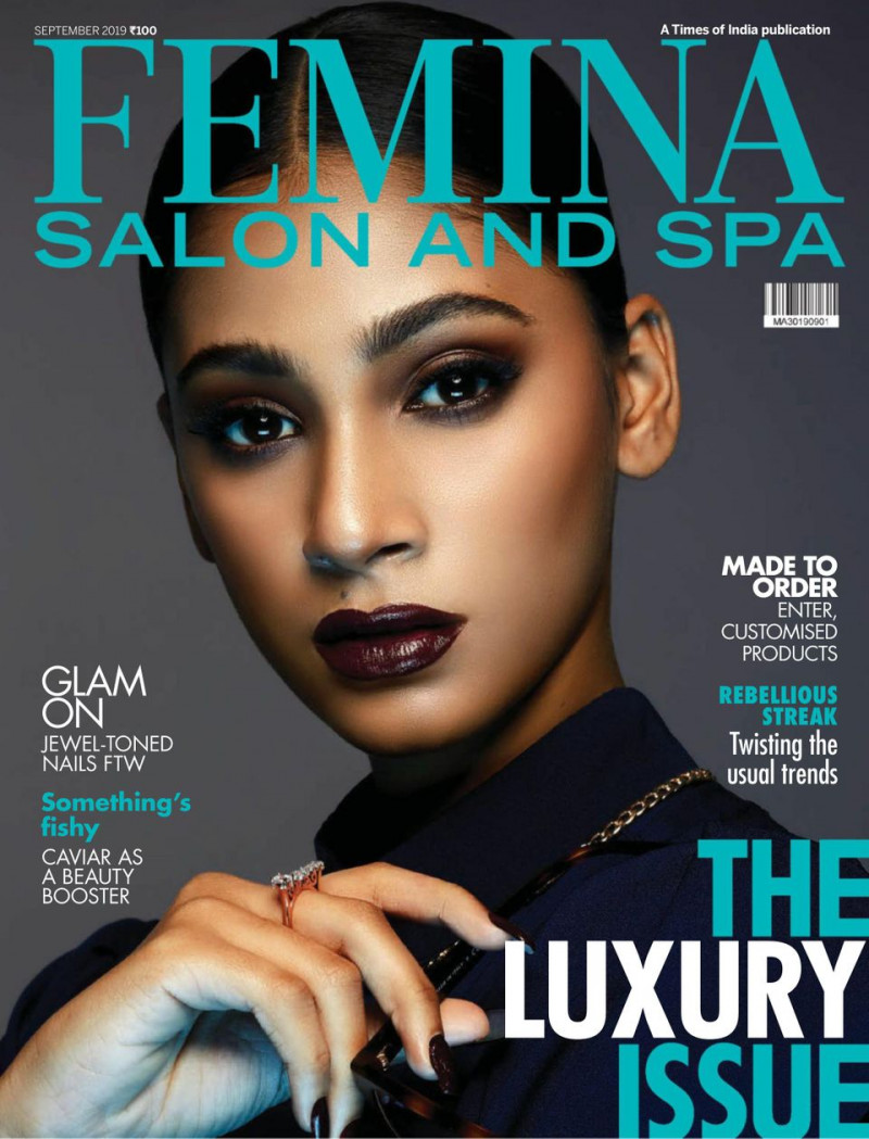  featured on the Femina Salon and Spa cover from September 2019