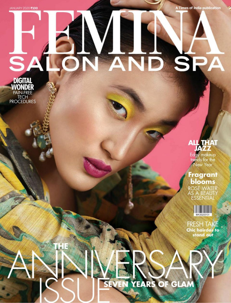  featured on the Femina Salon and Spa cover from January 2020