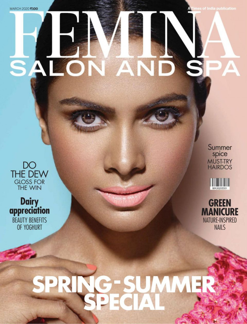  featured on the Femina Salon and Spa cover from March 2020