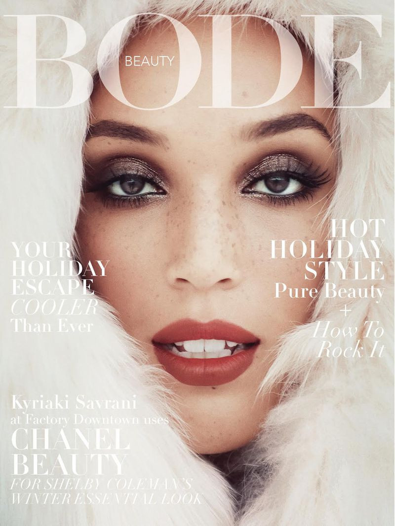 Shelby Coleman featured on the Bode cover from December 2019