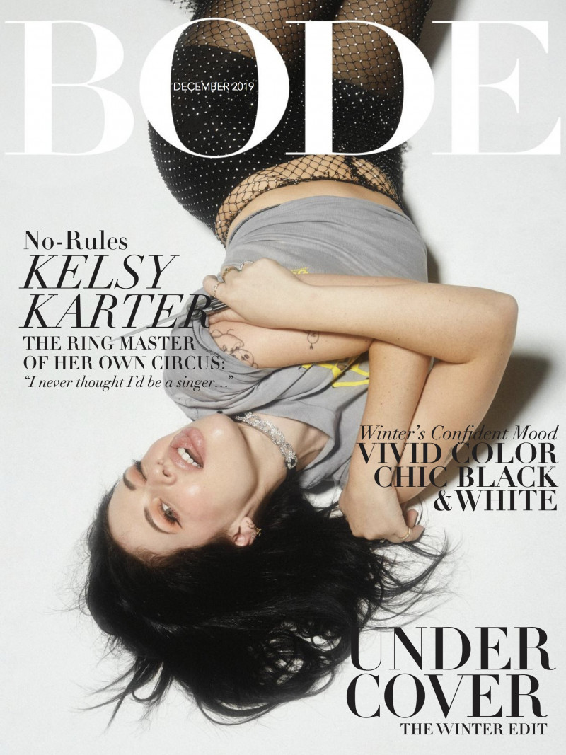 Kelsy Karter featured on the Bode cover from December 2019