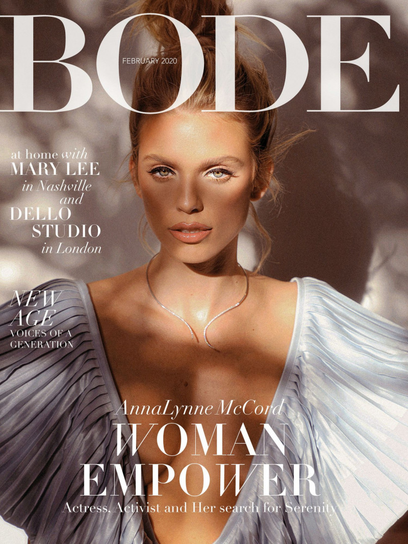 AnnaLynne McCord featured on the Bode cover from February 2020