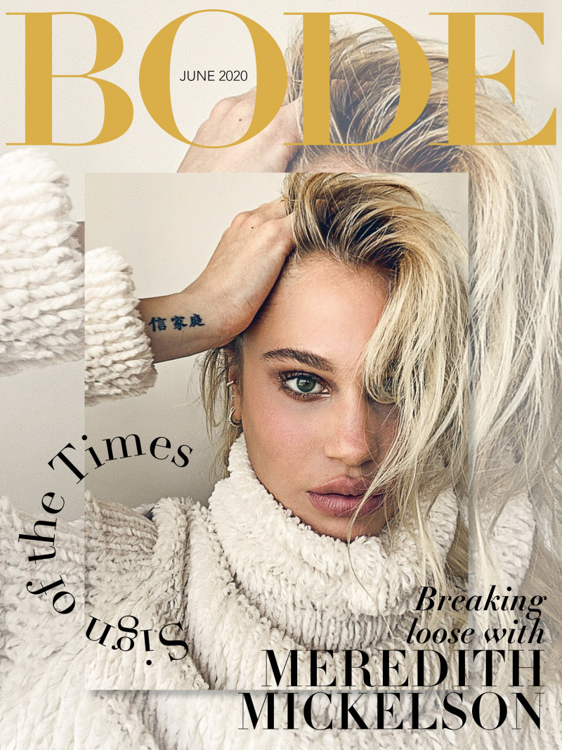 Meredith Mickelson featured on the Bode cover from June 2020
