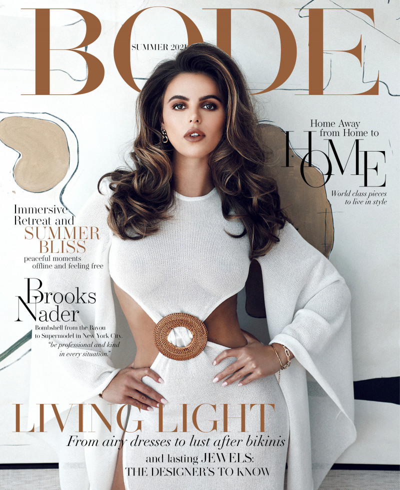 Brooks Nader featured on the Bode cover from June 2021