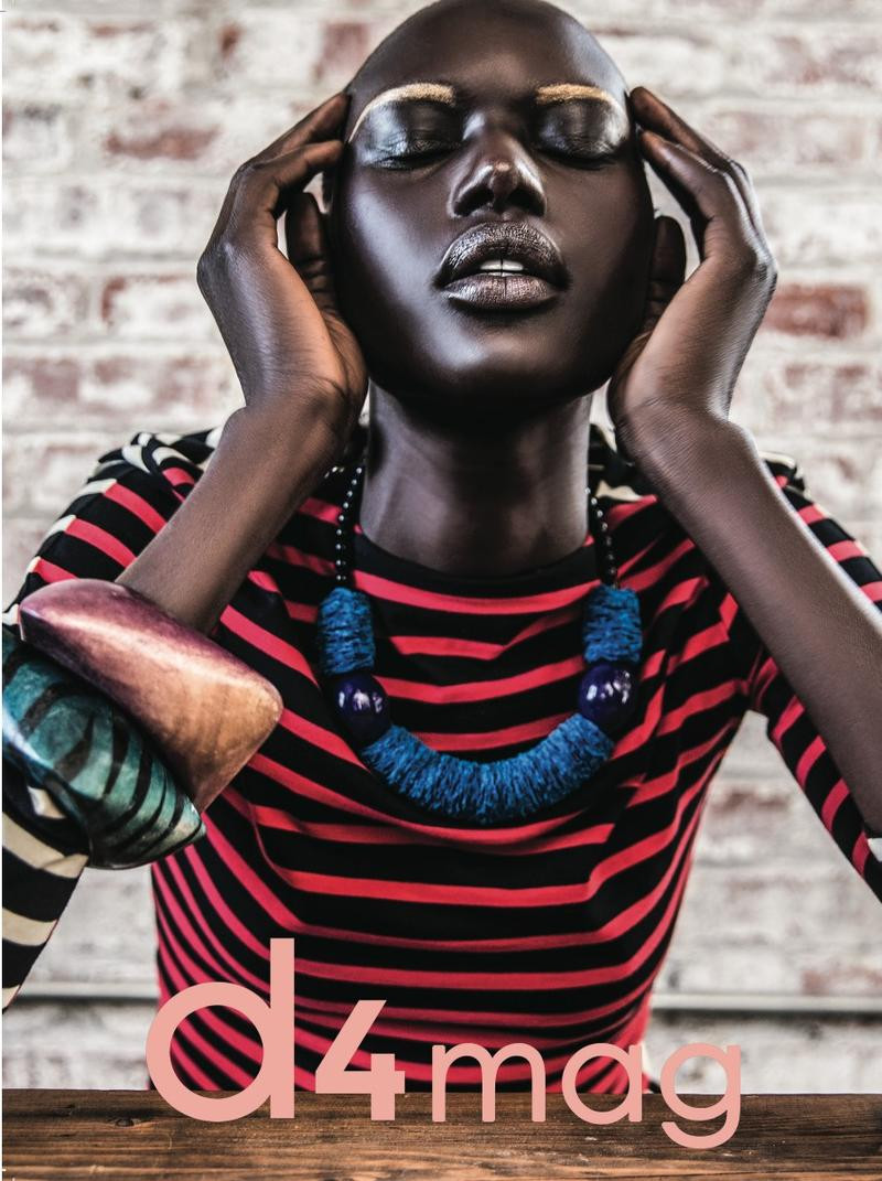 Ajak Deng featured on the d4mag cover from December 2017
