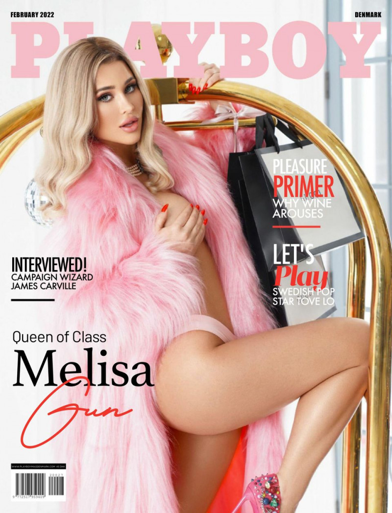 Melisa Gun featured on the Playboy Denmark cover from February 2022