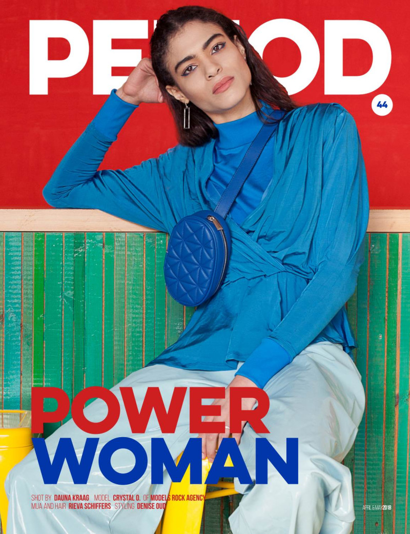 Crystal O. featured on the Period. cover from April 2018