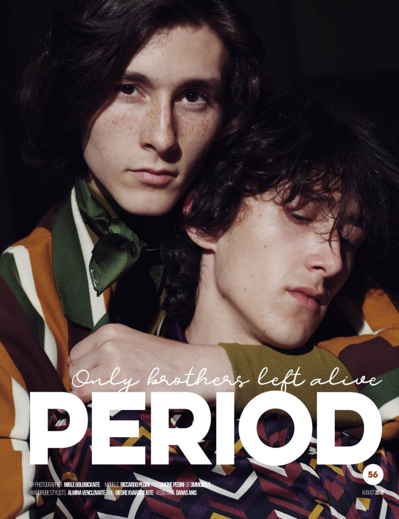 Riccardo Pedini, Simone Pedini featured on the Period. cover from August 2018