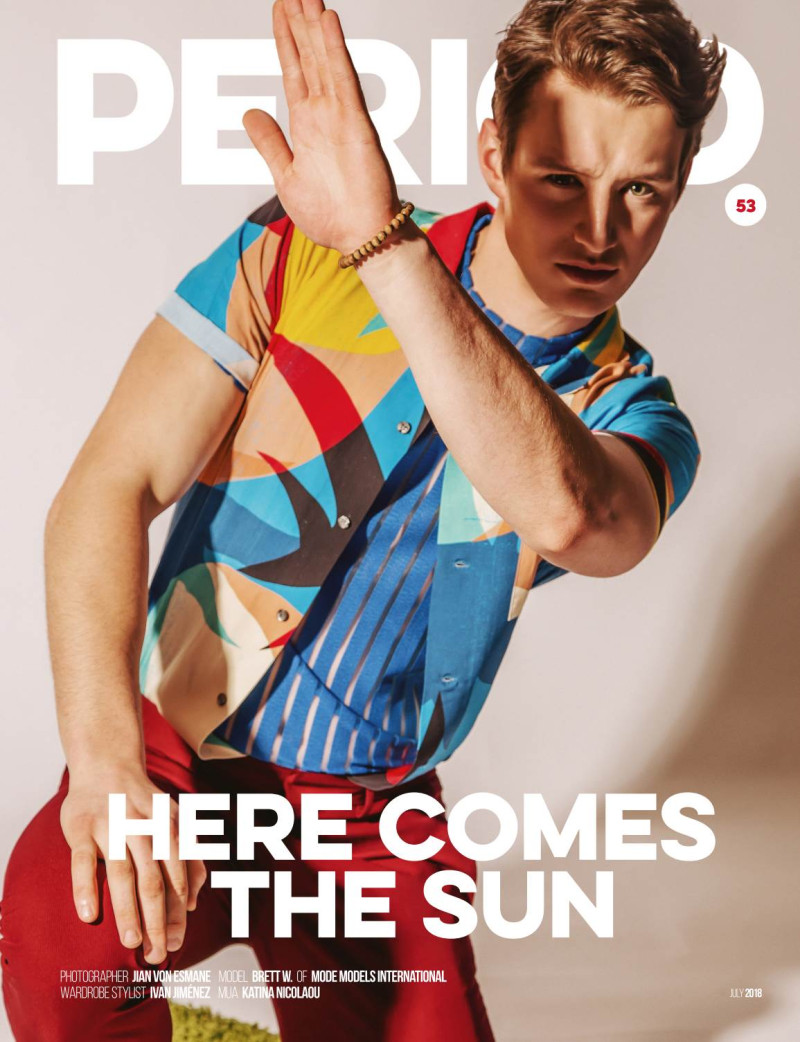Bret W. featured on the Period. cover from July 2018