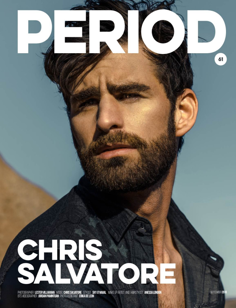 Chris Salvatore featured on the Period. cover from September 2018