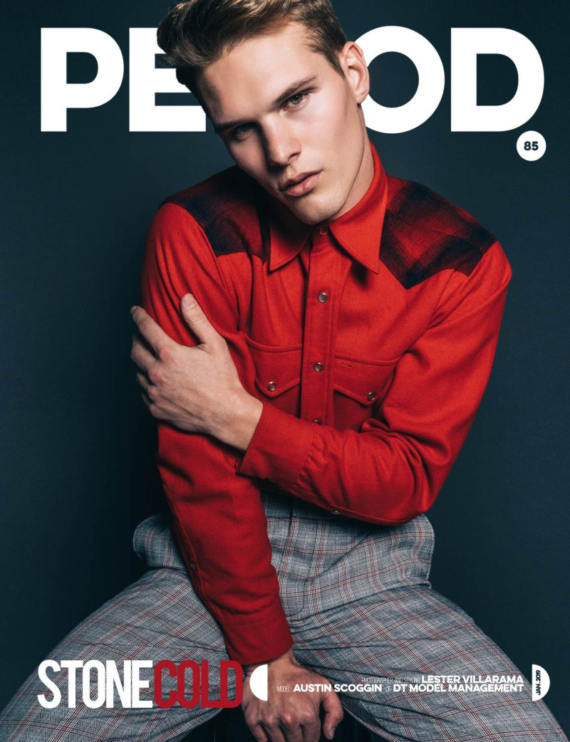 Austin Scoggin featured on the Period. cover from January 2019