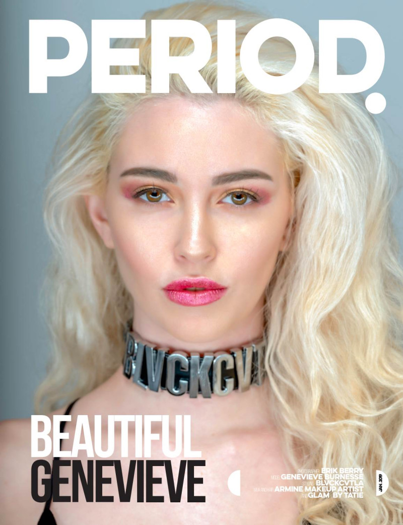 Genevieve Burnesse featured on the Period. cover from January 2019