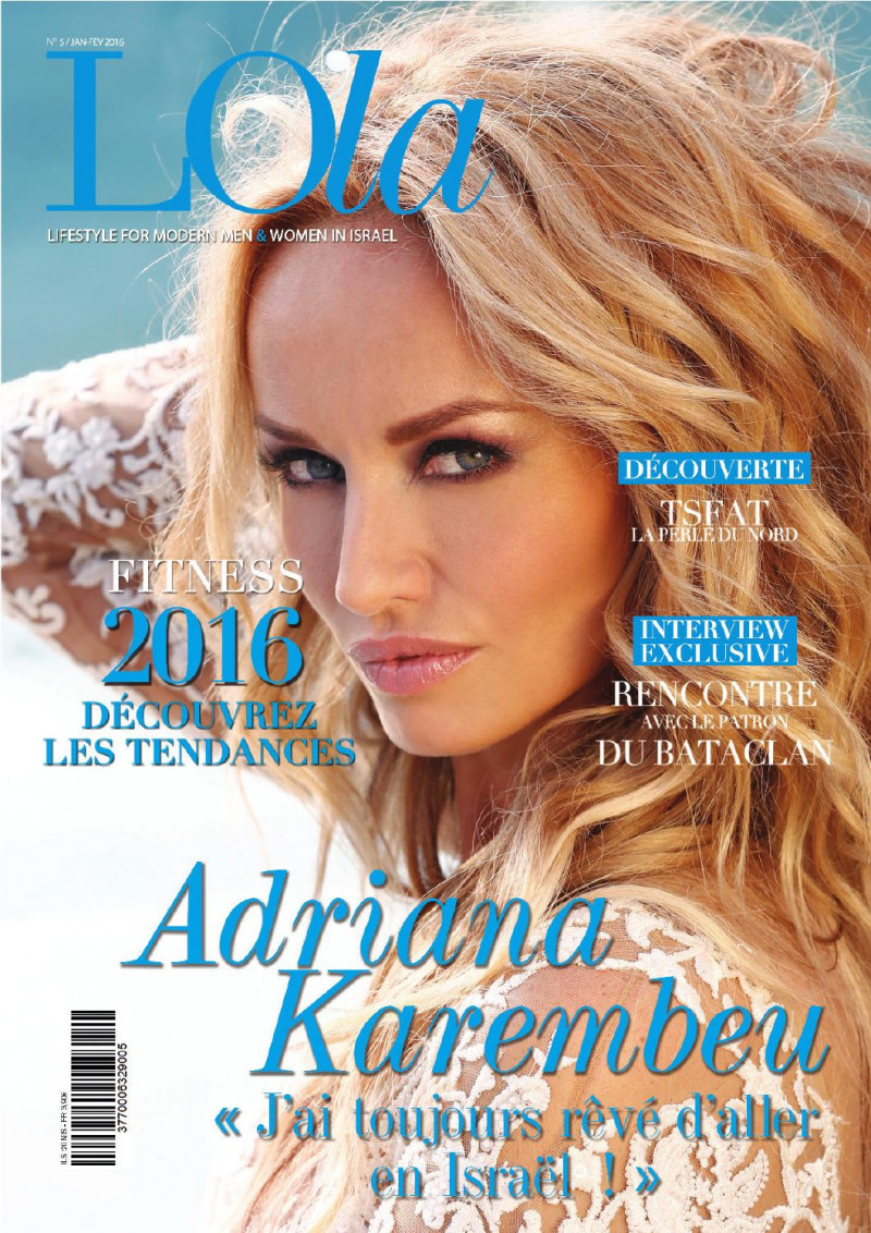 Adriana Sklenarikova Karembeu featured on the Lola cover from January 2016