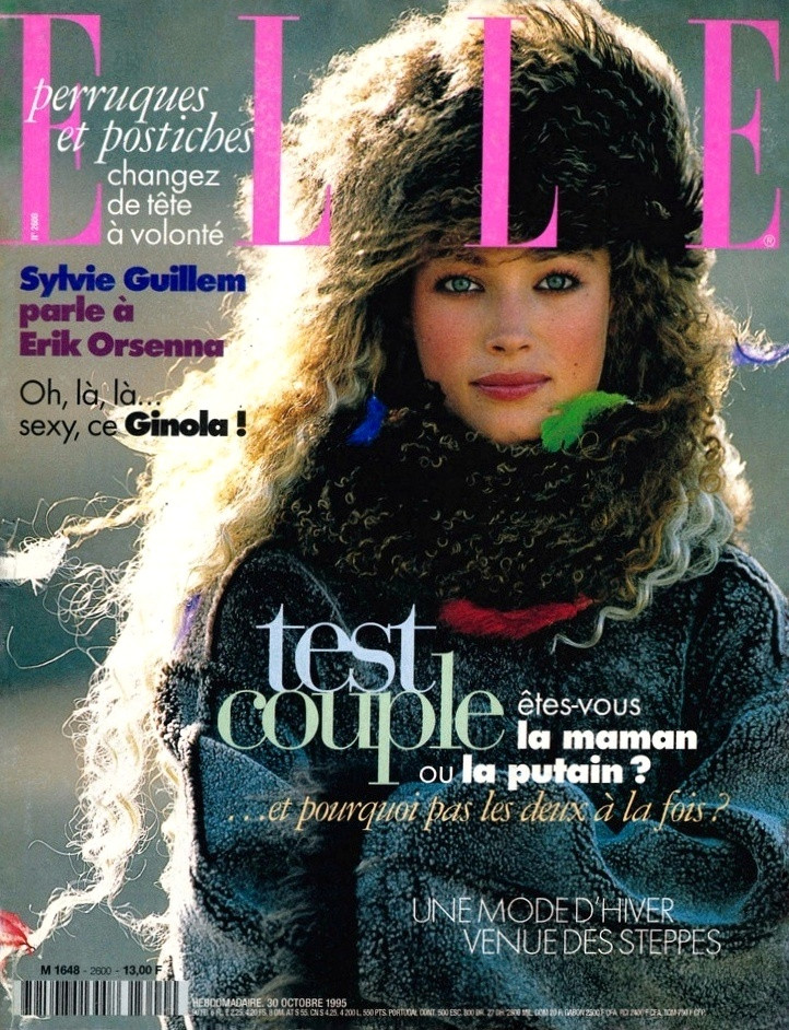 Amit Machtinger featured on the Elle France cover from October 1995