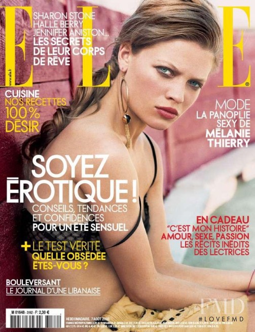 Melanie Thierry featured on the Elle France cover from August 2006