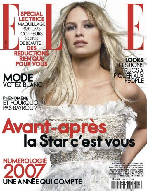  featured on the Elle France cover from December 2006
