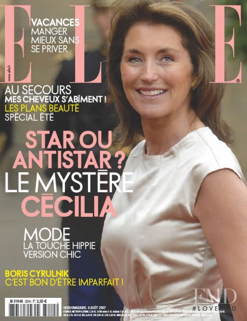  featured on the Elle France cover from August 2007