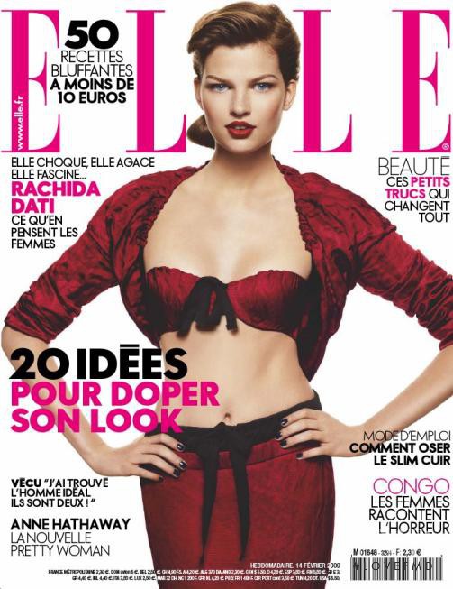  featured on the Elle France cover from February 2009