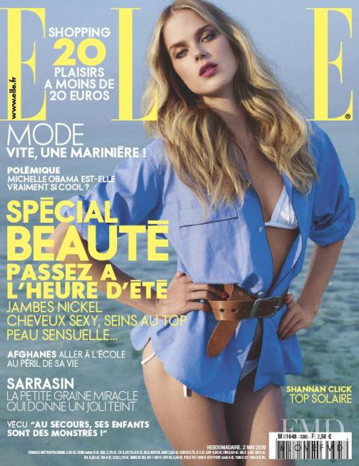 Shannan Click featured on the Elle France cover from May 2009