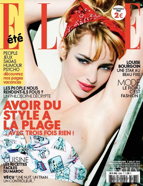  featured on the Elle France cover from July 2010