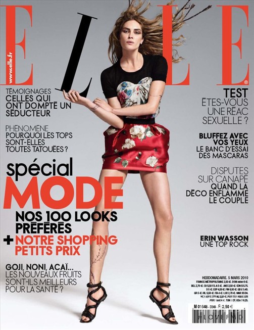 Cover of Elle France , March 2010 (ID:8294)| Magazines | The FMD