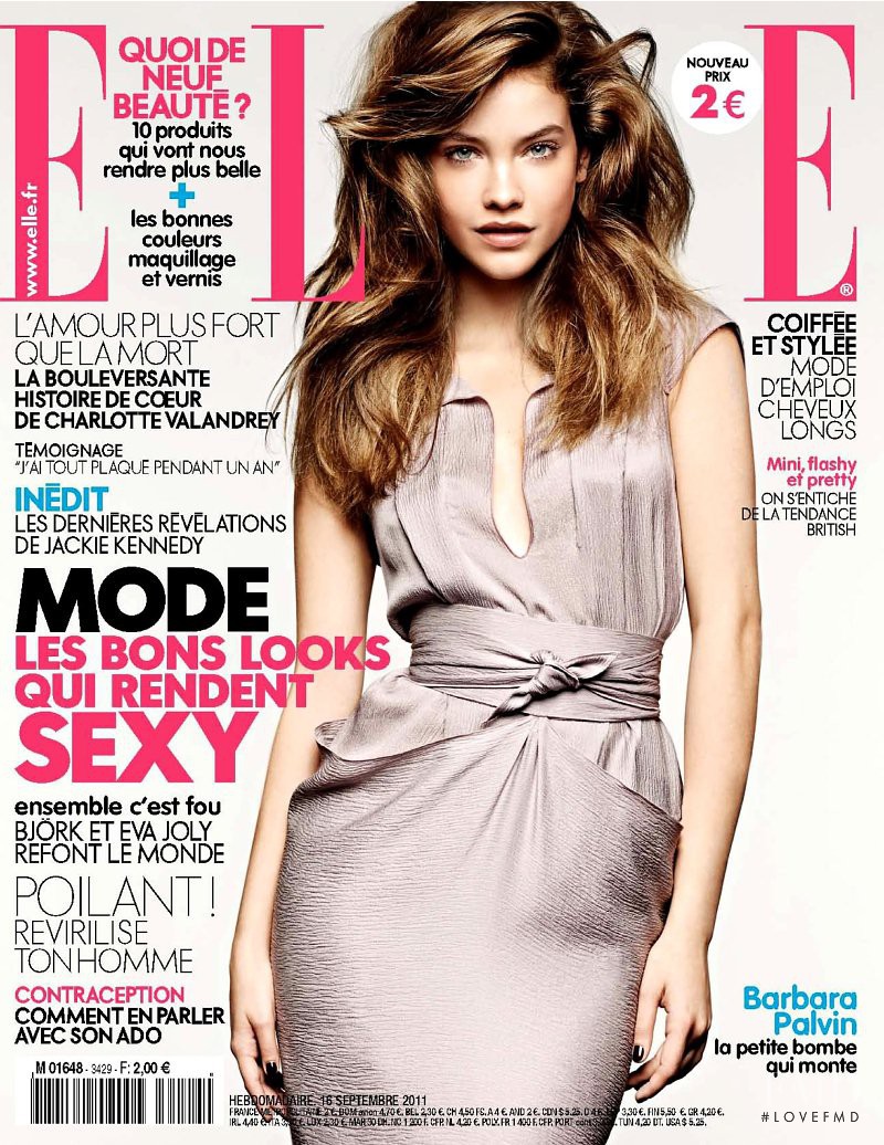 Barbara Palvin featured on the Elle France cover from September 2011