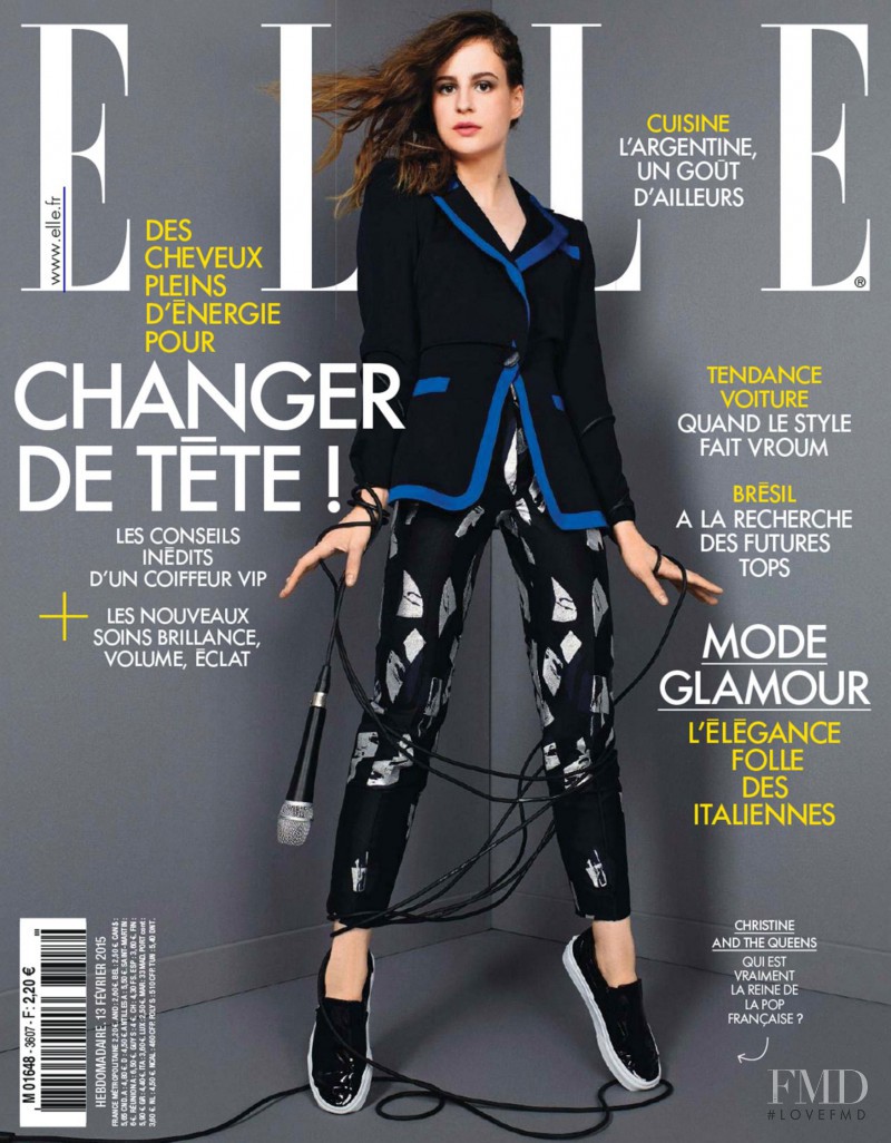 Héloïse Letissier featured on the Elle France cover from February 2015