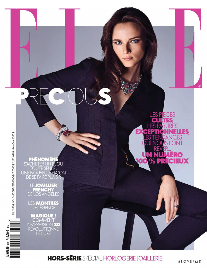 Anna de Rijk featured on the Elle France cover from November 2017