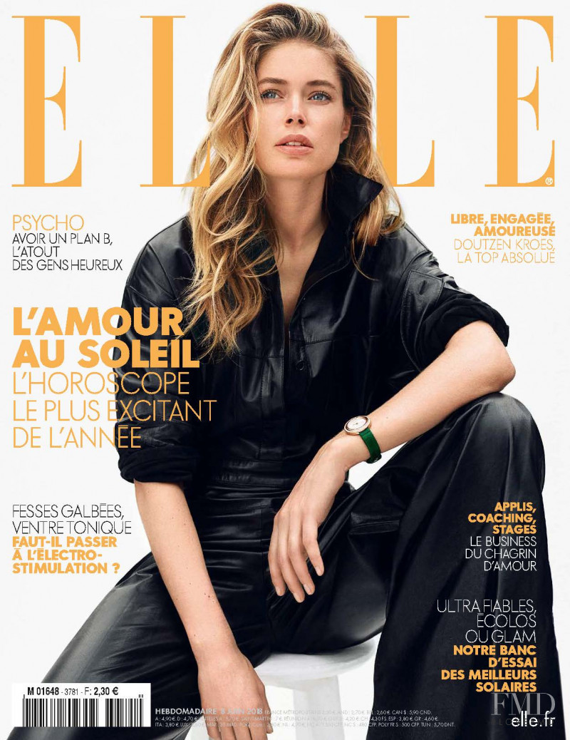 Doutzen Kroes featured on the Elle France cover from June 2018