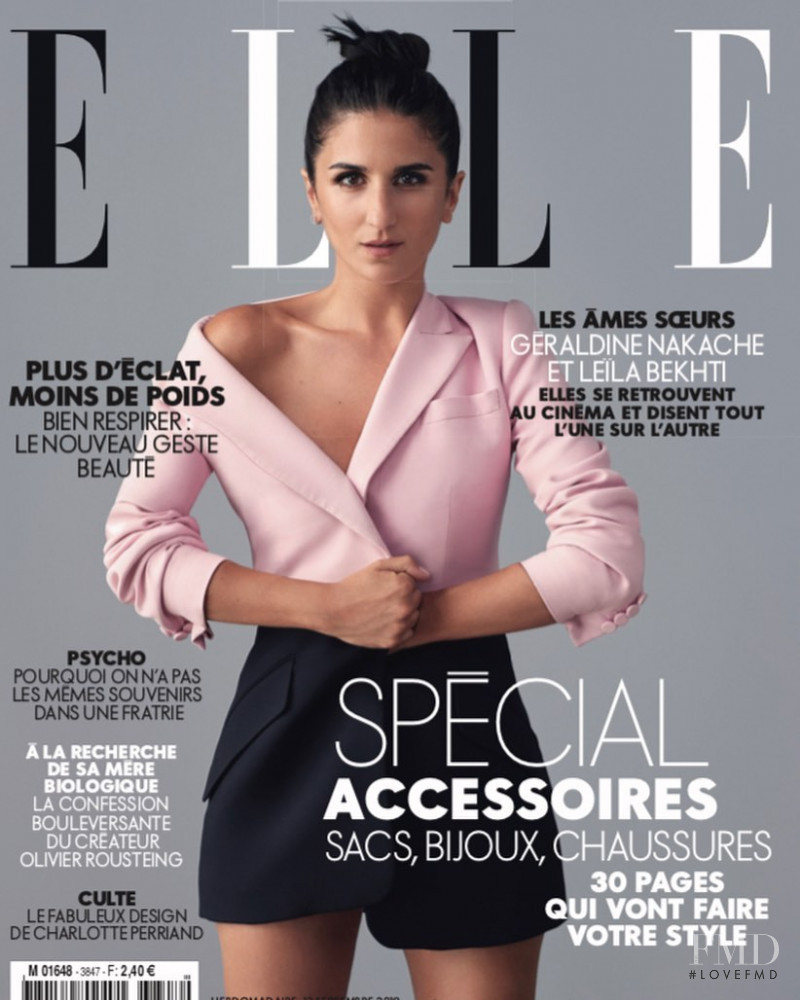 Geraldine Nakache  featured on the Elle France cover from September 2019