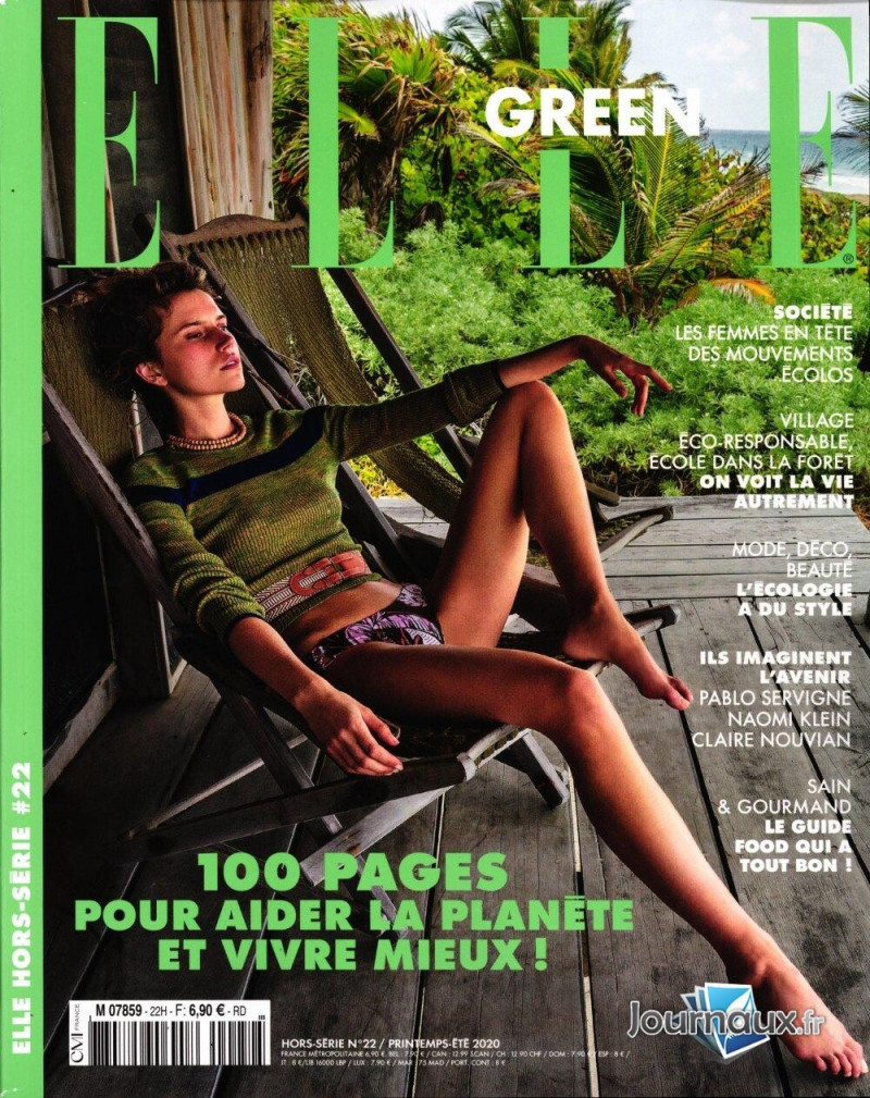 Cato van Ee featured on the Elle France cover from June 2020