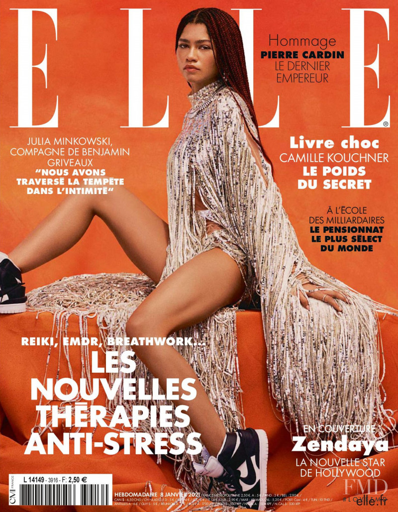  featured on the Elle France cover from January 2021
