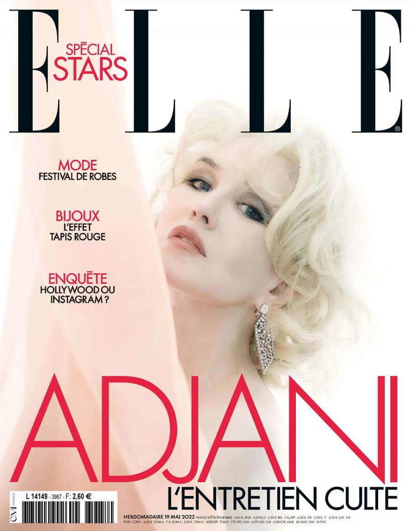 Isabelle Adjani featured on the Elle France cover from May 2022
