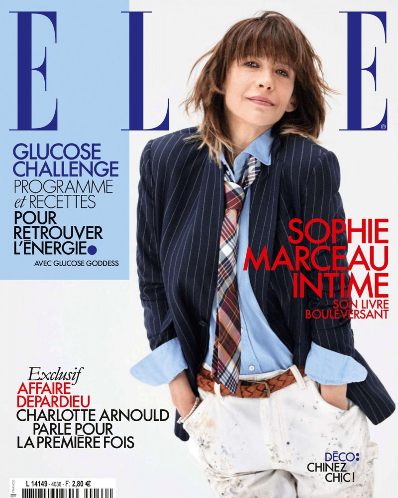 Charlotte Arnould featured on the Elle France cover from April 2023