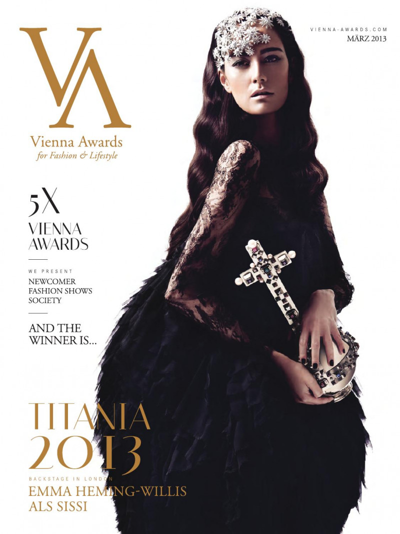 Emma Heming featured on the Vienna Awards for Fashion & Lifestyle cover from March 2013