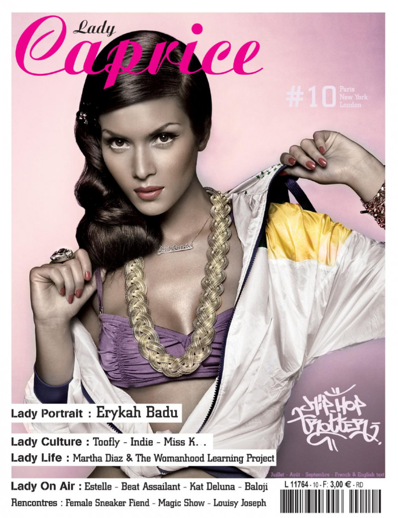 Suncica Travica featured on the Lady Caprice cover from July 2008