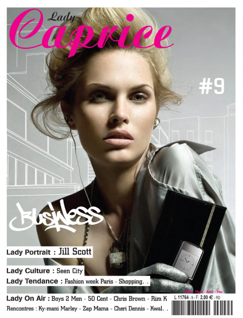  featured on the Lady Caprice cover from March 2008