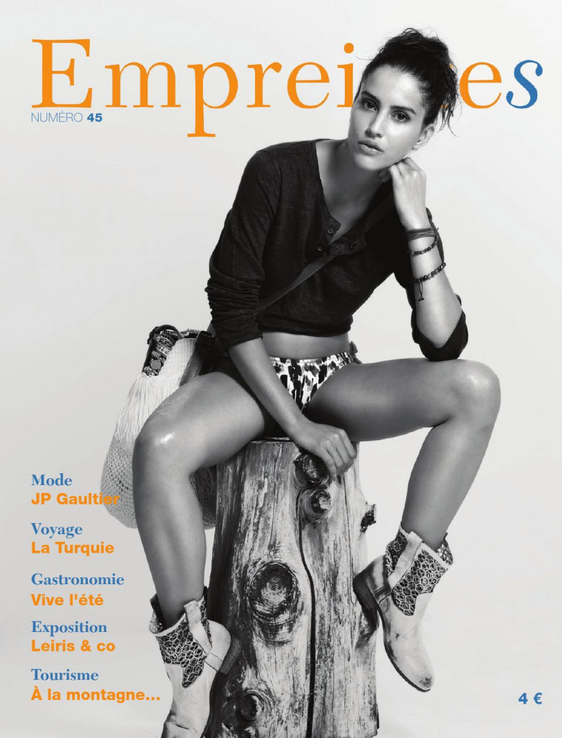 Ana Rotili featured on the Empreintes cover from June 2015