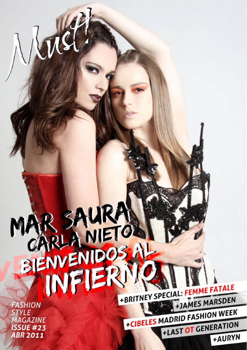 Carla Nieto featured on the Must Spain cover from April 2011